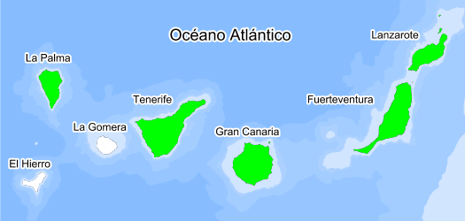 Pulse para ver la distribución detallada en el Banco de Datos de Biodiversidad de Canarias