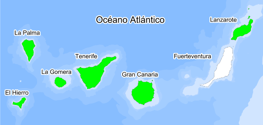 Clique aqui para ver a distribuição detalhada nas Ilhas Canárias Biodiversidade Databank
