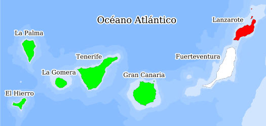 Répartition des espèces dans les îles Canaries Databank la biodiversité