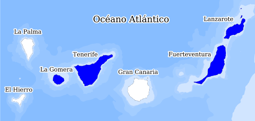 Répartition des espèces dans les îles Canaries Databank la biodiversité