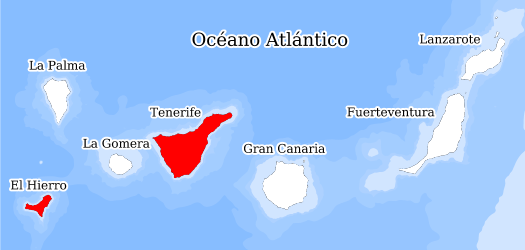 Répartition des espèces dans les îles Canaries Databank la biodiversité
