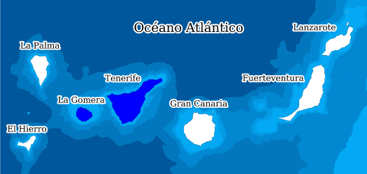 Répartition des espèces dans les îles Canaries Databank la biodiversité
