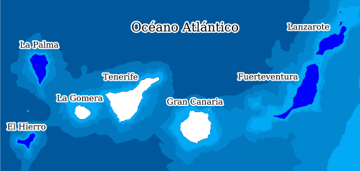 Répartition des espèces dans les îles Canaries Databank la biodiversité