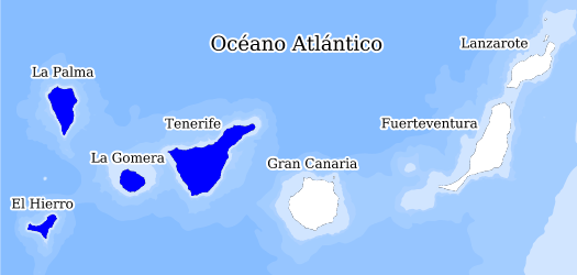 Répartition des espèces dans les îles Canaries Databank la biodiversité