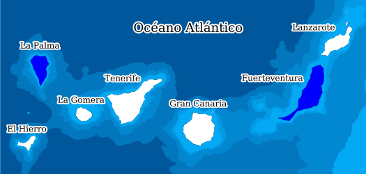 Répartition des espèces dans les îles Canaries Databank la biodiversité