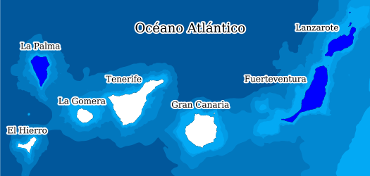 Répartition des espèces dans les îles Canaries Databank la biodiversité