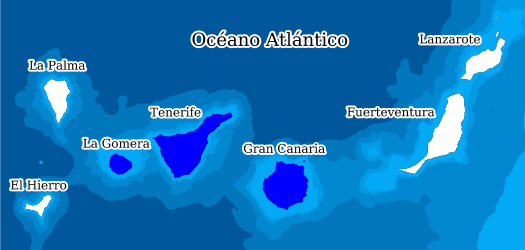 Répartition des espèces dans les îles Canaries Databank la biodiversité