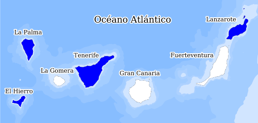 Répartition des espèces dans les îles Canaries Databank la biodiversité