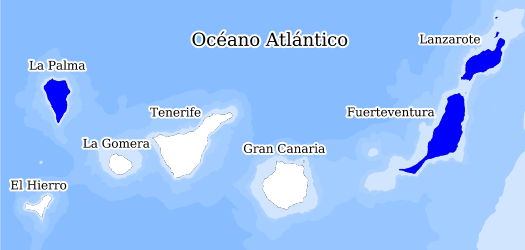 Répartition des espèces dans les îles Canaries Databank la biodiversité