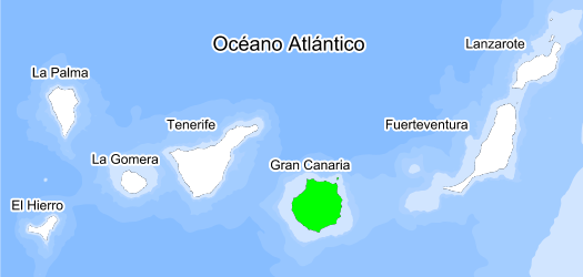 Cliquez ici pour voir la répartition détaillée dans les îles Canaries Databank la biodiversité